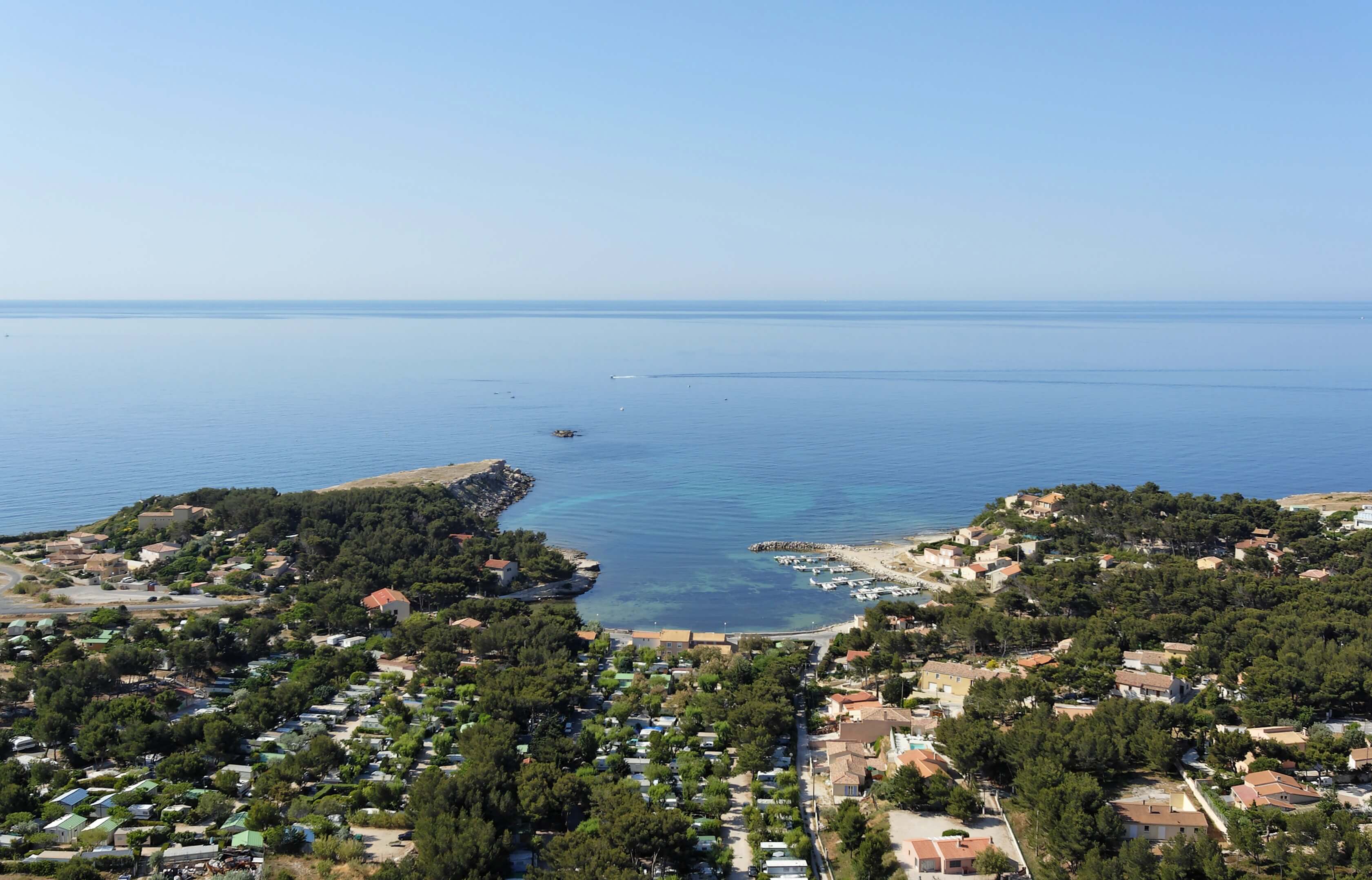 camping dans les calanques