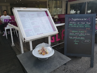 Logo L'Amiral, restaurant bord de mer Carry Le Rouet